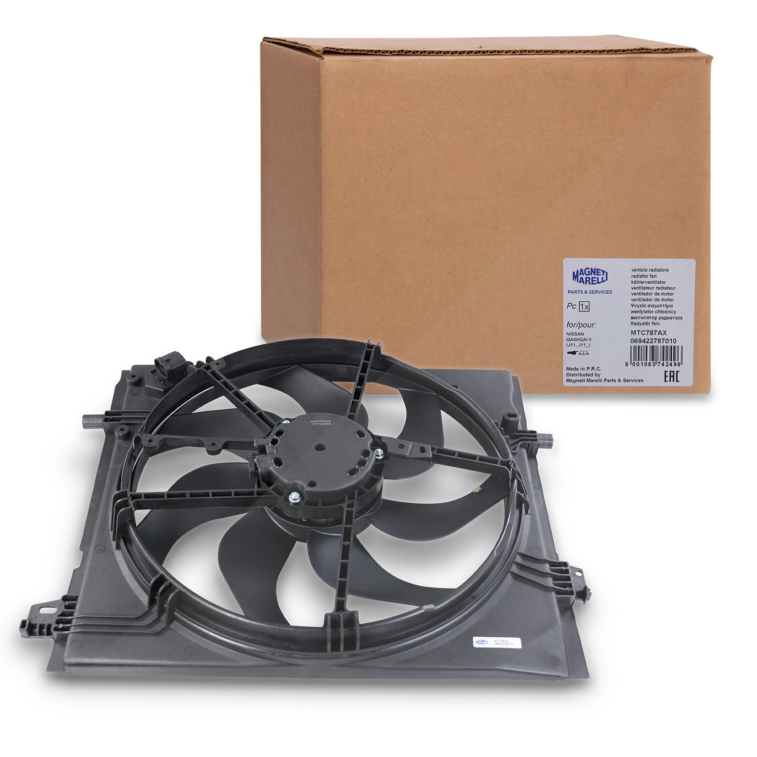Magneti Marelli Lüfter, Motorkühlung [Hersteller-Nr. 069422787010] für Nissan, Renault