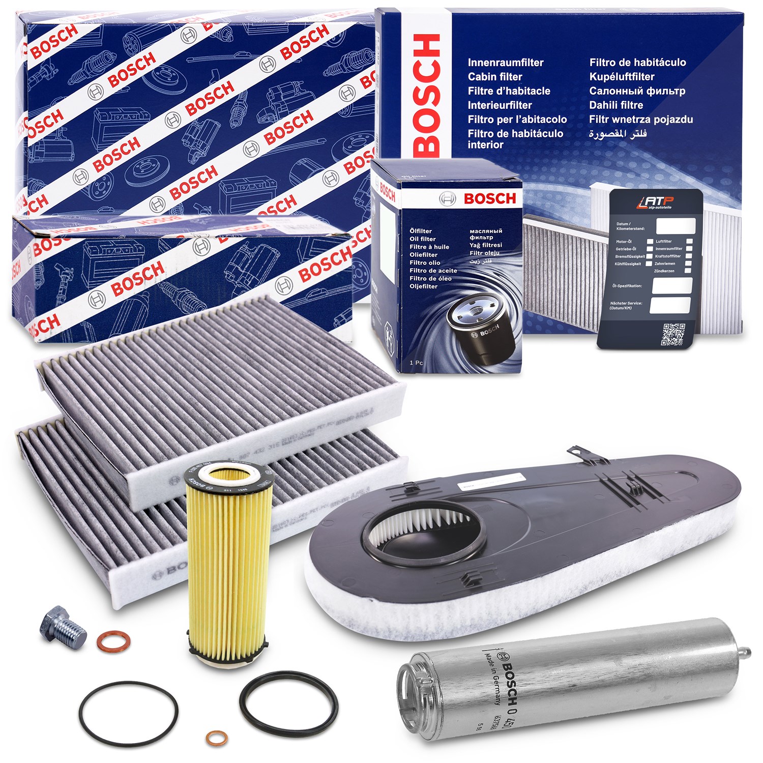 Bosch Inspektionspaket Filtersatz SET B [Hersteller-Nr. 10493175] für BMW