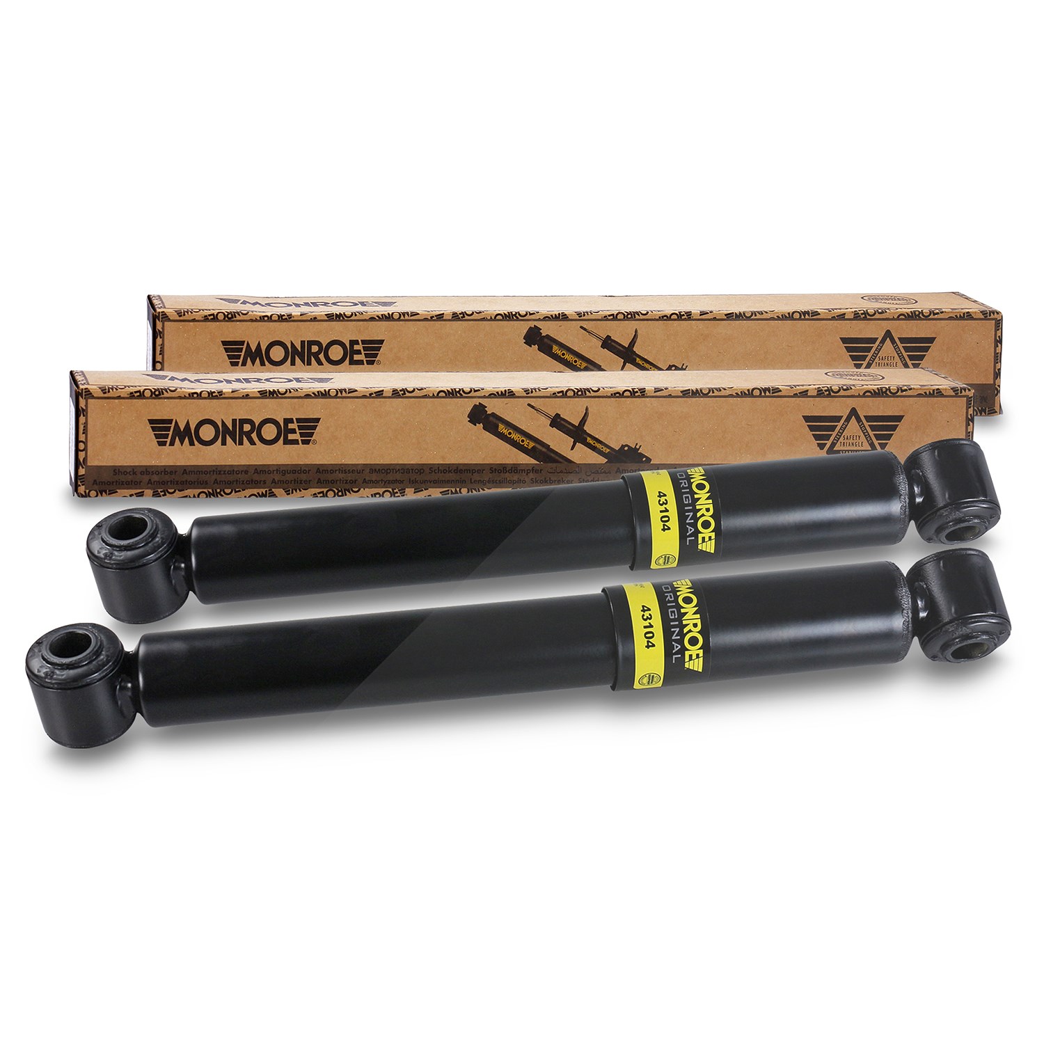 Monroe 2x Stoßdämpfer Hinterachse [Hersteller-Nr. 43104] für Citroën, Peugeot