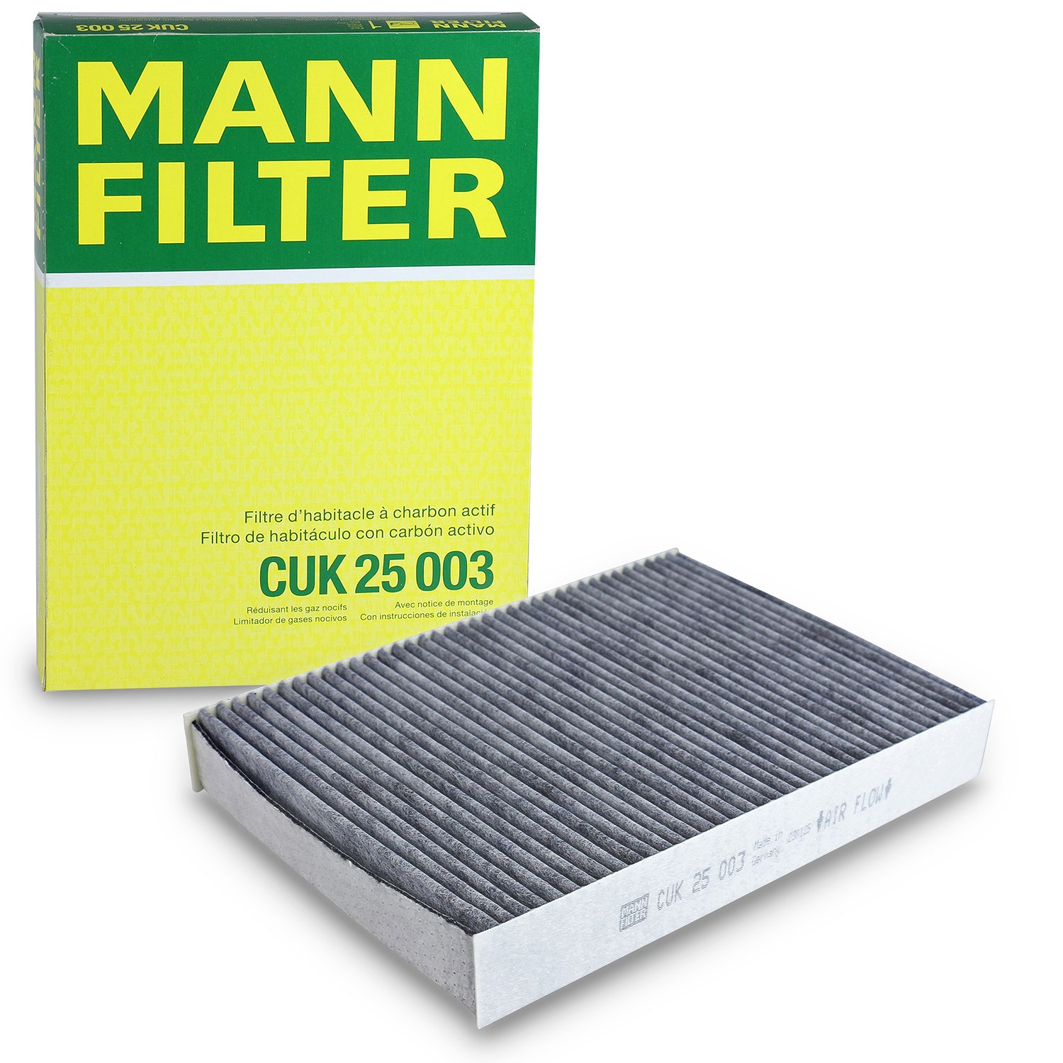 Mann-filter Filter, Innenraumluft [Hersteller-Nr. CUK25003] für Nissan, Mercedes-Benz, Renault