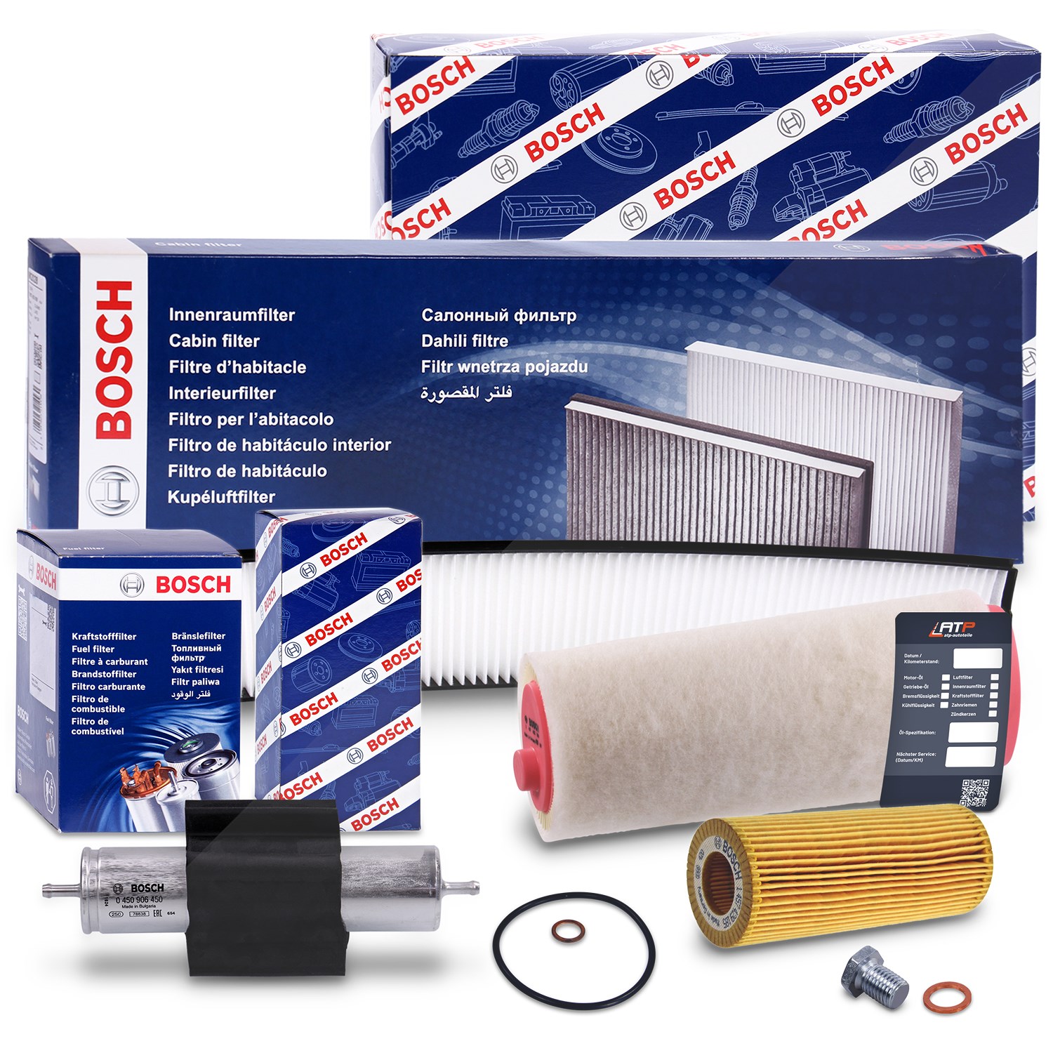 Bosch Inspektionspaket Filtersatz SET B [Hersteller-Nr. 10492169] für BMW