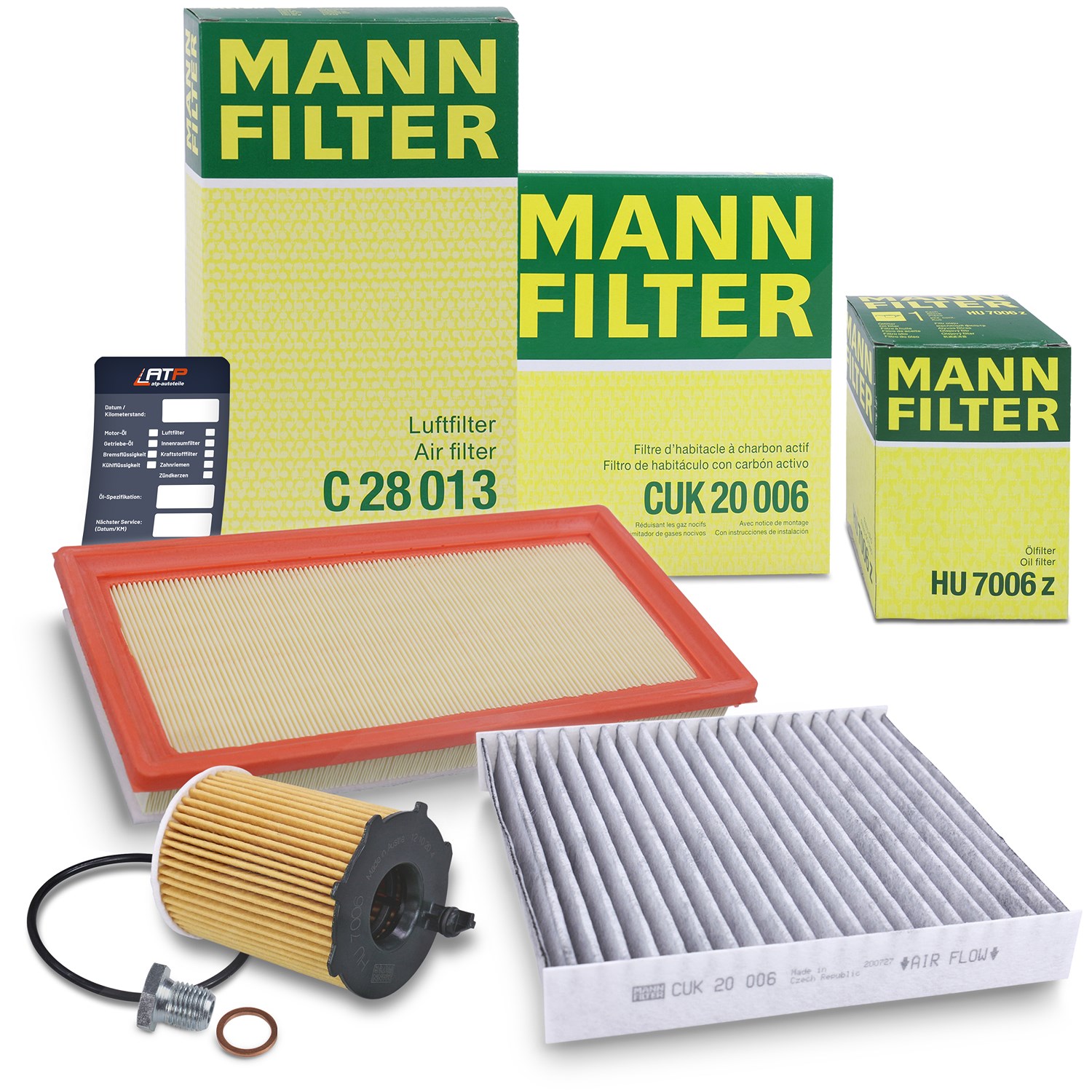Mann-filter Inspektionspaket Filtersatz SET A [Hersteller-Nr. 40370682] für Lancia, Fiat