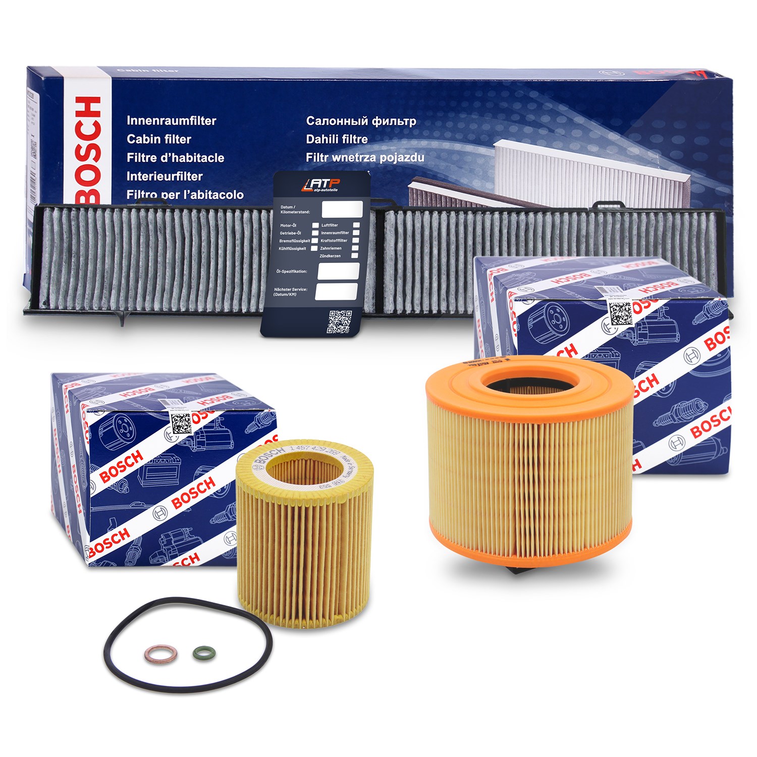 Bosch Inspektionspaket Filtersatz SET A [Hersteller-Nr. 10493524] für BMW