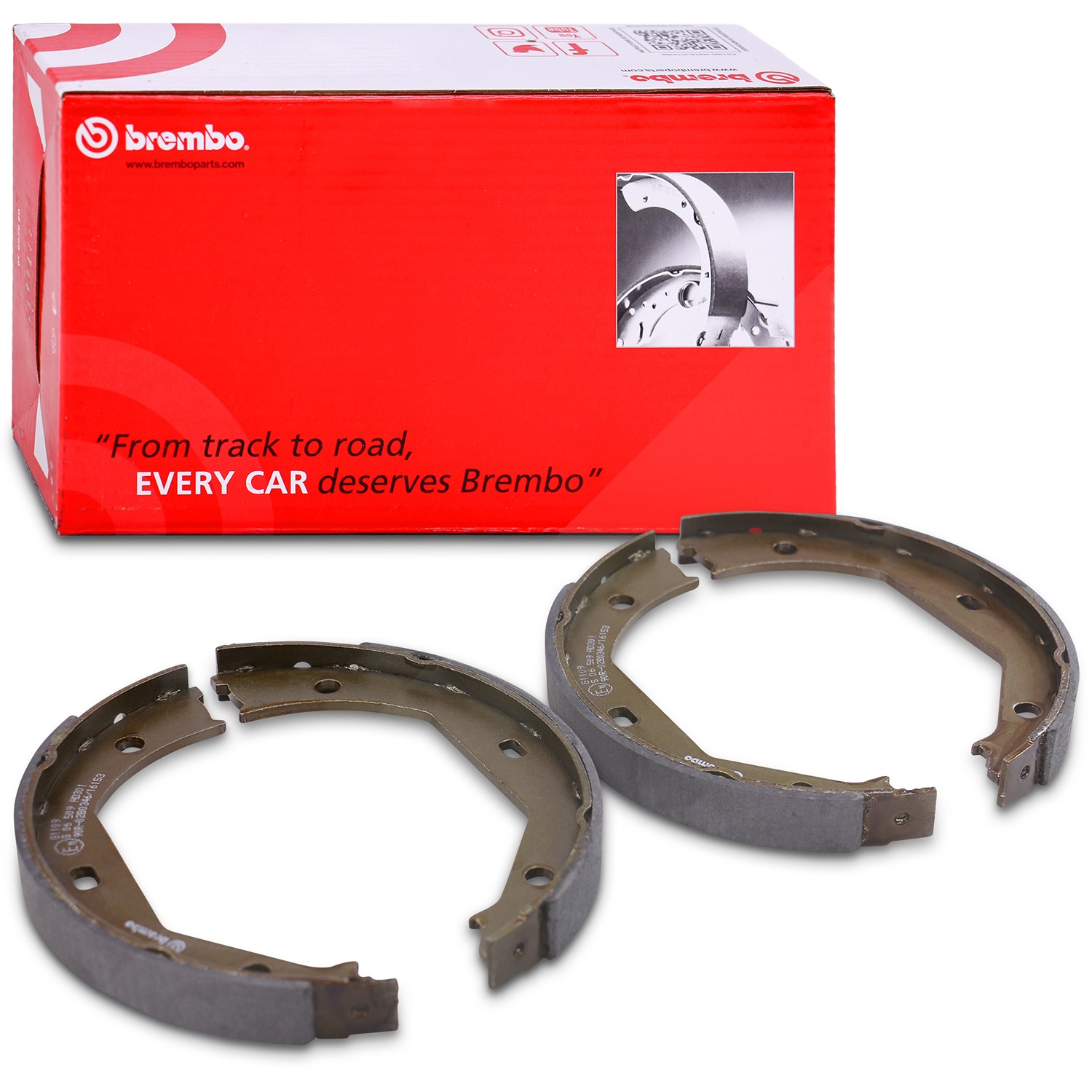 Brembo Bremsbackensatz Feststellbremse [Hersteller-Nr. S06509] für BMW, Alpina