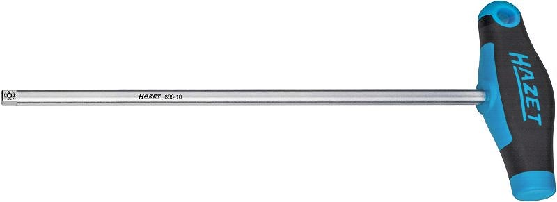 Hazet Steckgriff mit T-Griff - Vierkant 6,3 mm (1/4 Zoll) - 295 mm [Hersteller-Nr. 866-10]