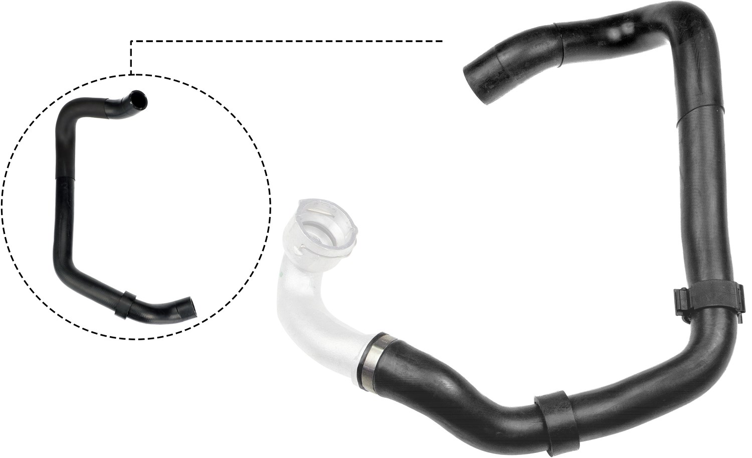 Gates Kühlerschlauch [Hersteller-Nr. 05-4579] für Seat, Audi, Skoda, VW
