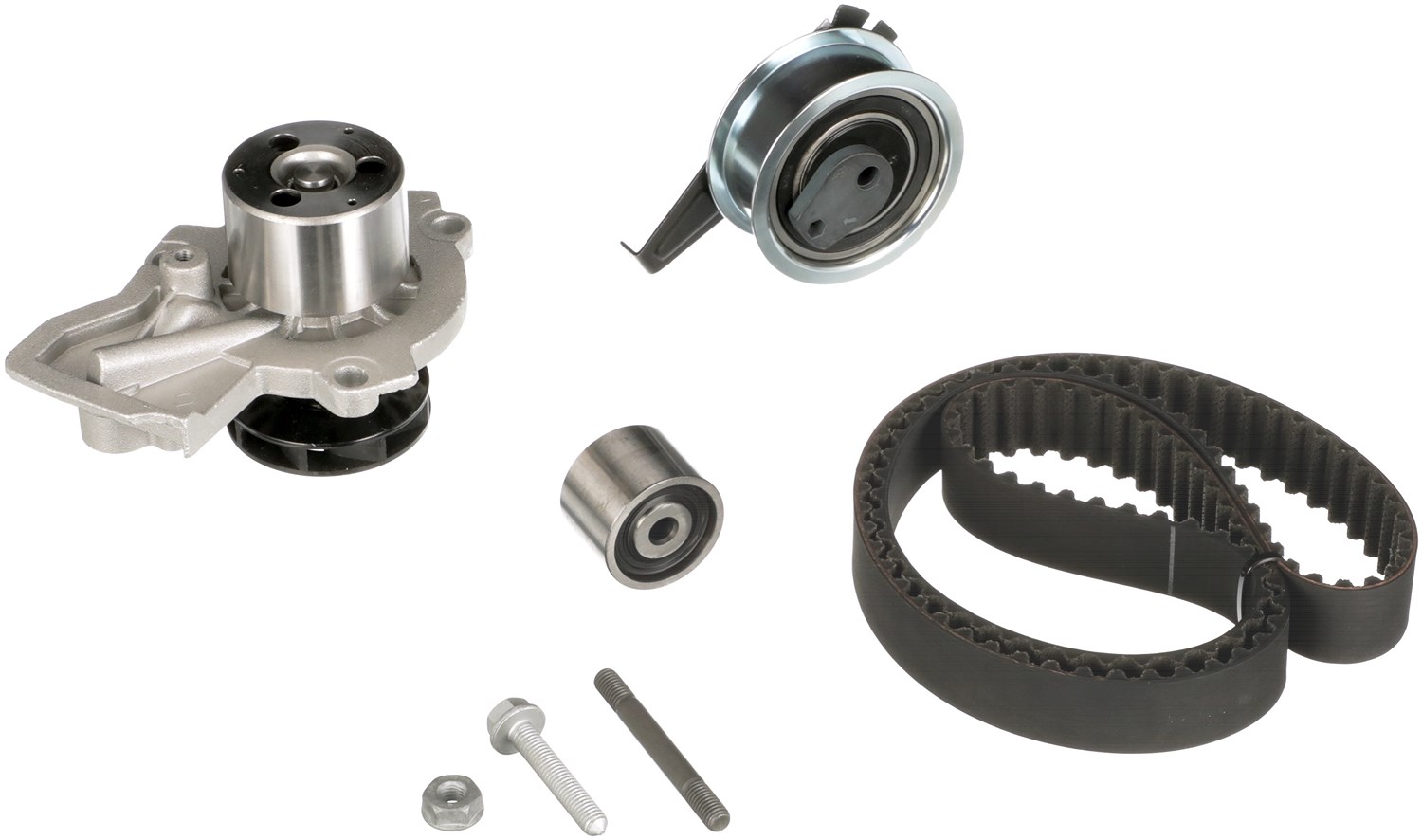 Gates Wasserpumpe + Zahnriemensatz [Hersteller-Nr. KP25678XS] für Seat, VW, Audi, Skoda