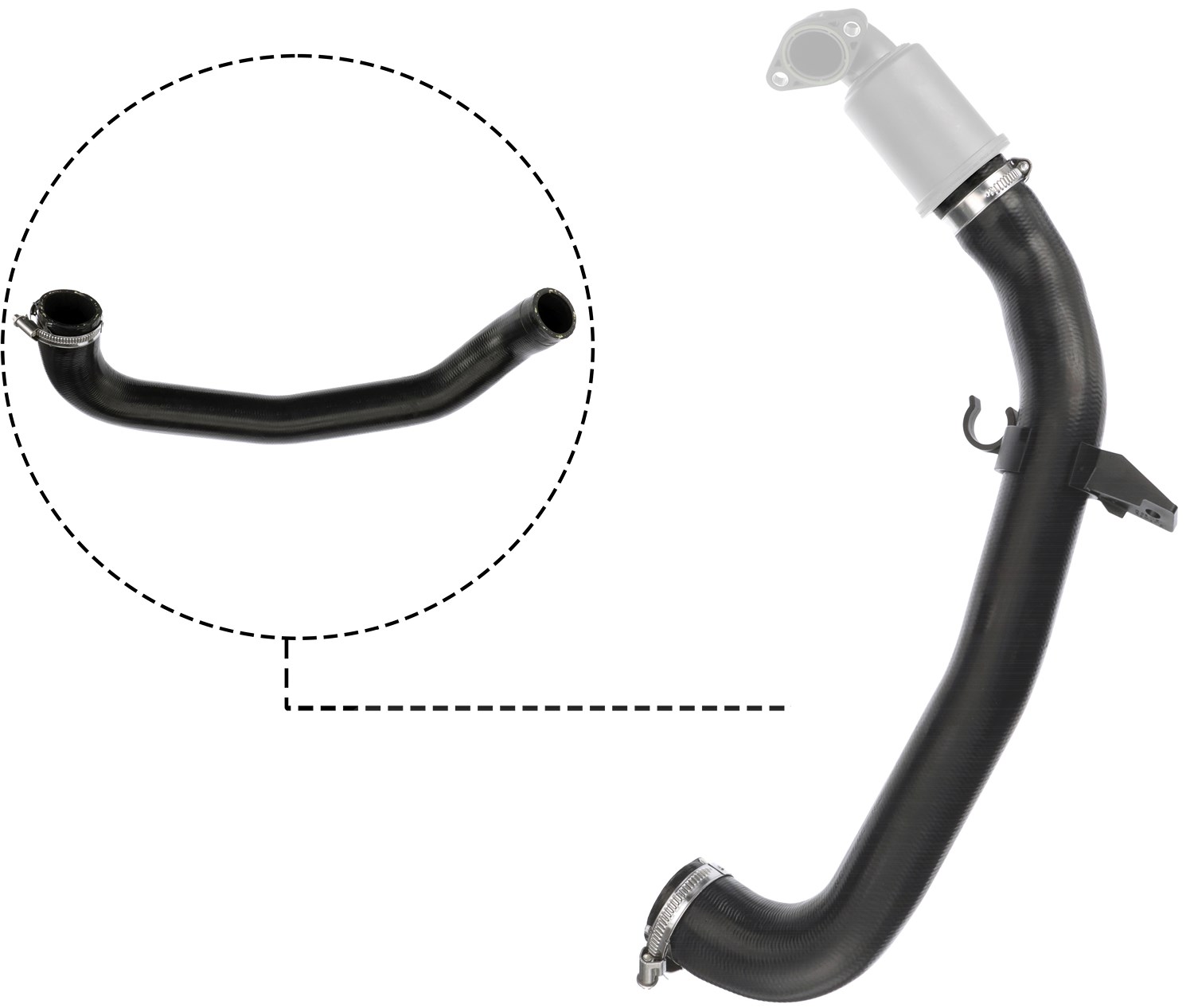 Gates Kühlerschlauch [Hersteller-Nr. 05-4174] für Ford