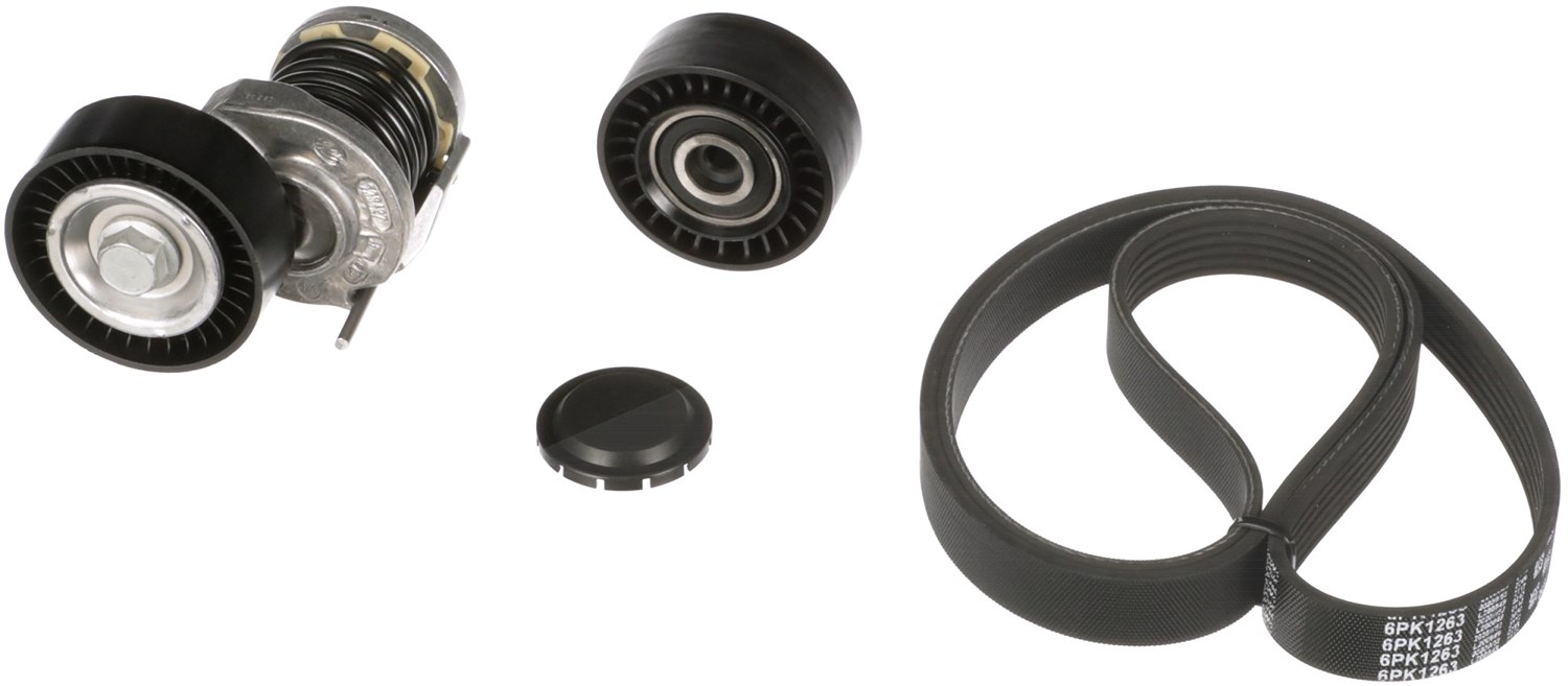 Gates Keilrippenriemensatz [Hersteller-Nr. K016PK1263] für Audi