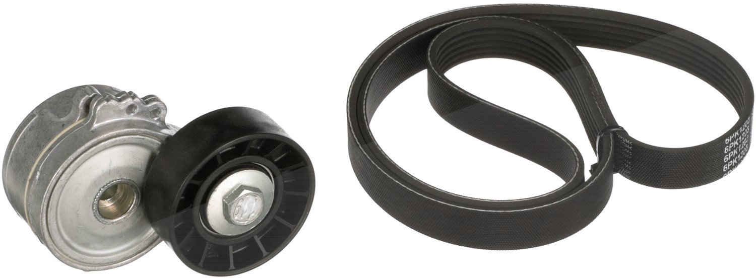 Gates Keilrippenriemensatz [Hersteller-Nr. K046PK1203] für Ford