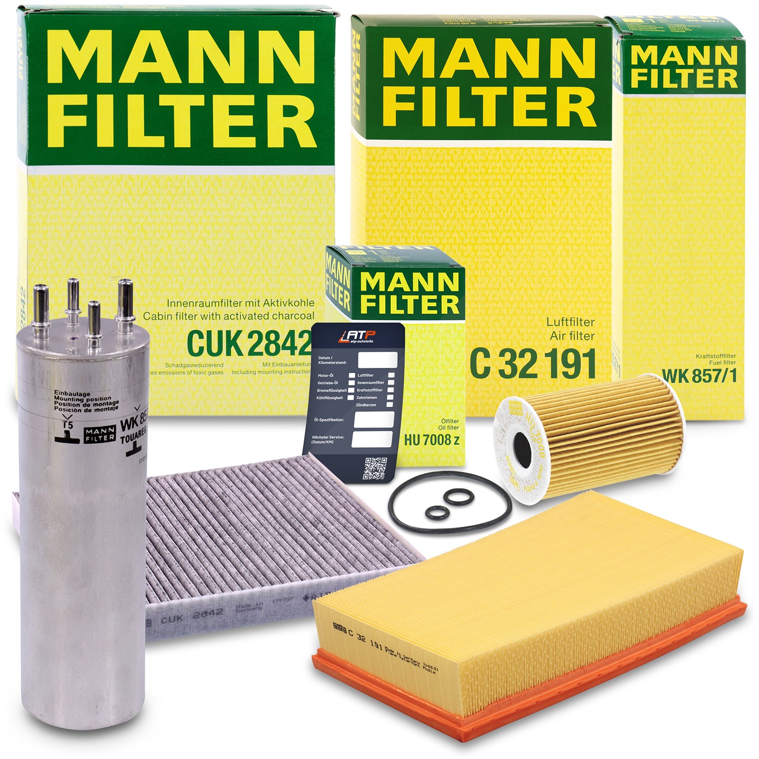 Mann-filter Inspektionspaket Filtersatz SET B [Hersteller-Nr. 10492728] für VW