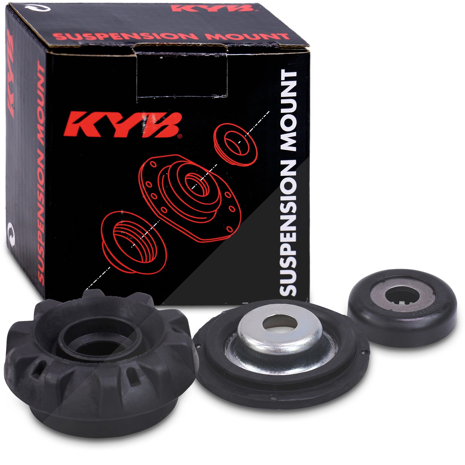 Kyb Reparatursatz Federbeinstützlager vorne [Hersteller-Nr. SM5674] für Smart