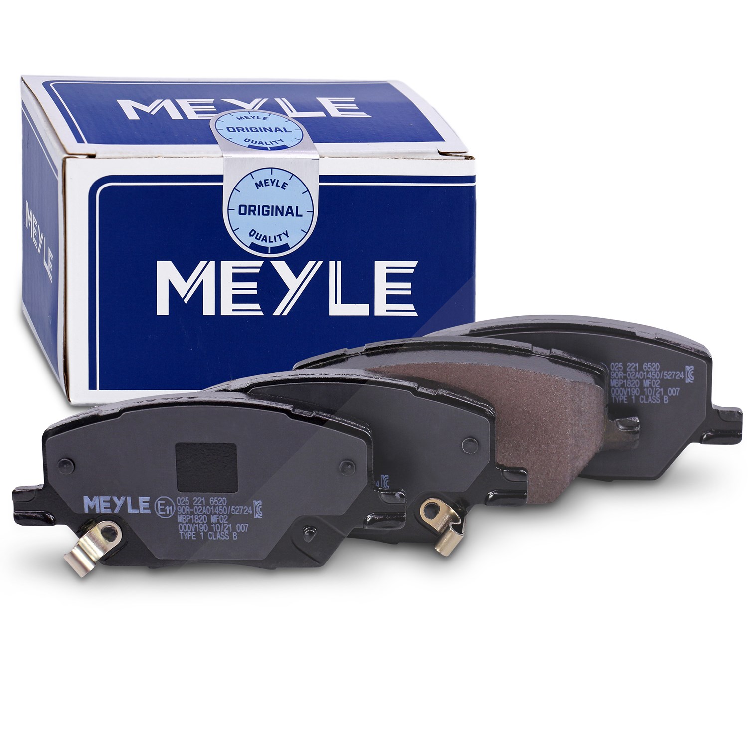 Meyle Bremsbelagsatz, Scheibenbremse [Hersteller-Nr. 0252216520] für Jeep, Fiat