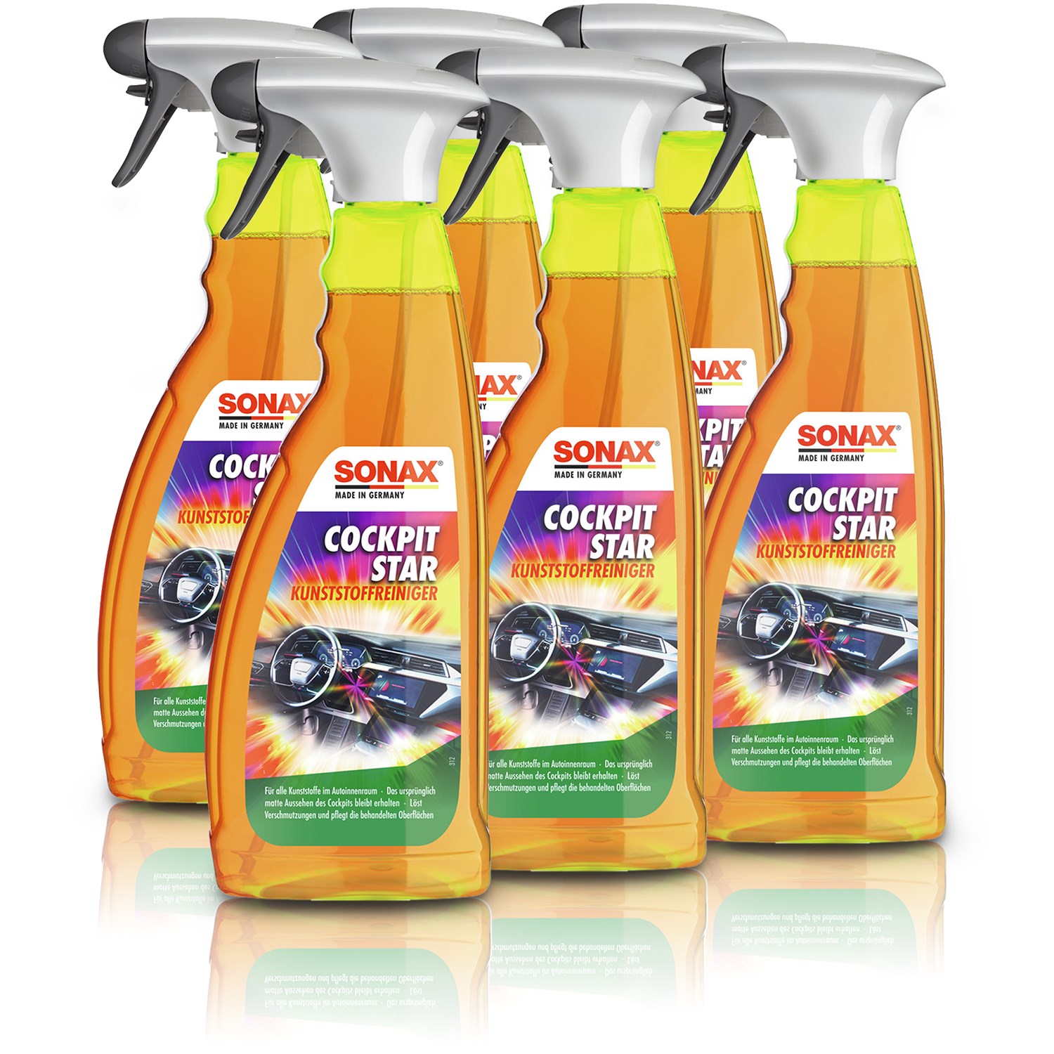 Sonax 6x 750ml CockpitStar [Hersteller-Nr. 02494000]