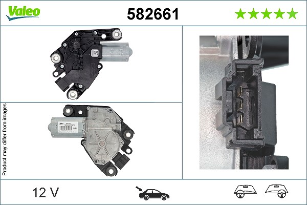 Valeo Wischermotor [Hersteller-Nr. 582661] für Mercedes-Benz