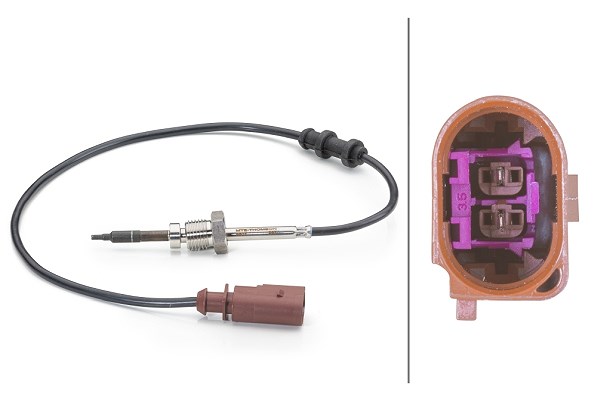 Hella Sensor, Abgastemperatur [Hersteller-Nr. 6PT014494-061] für VW