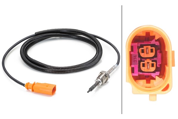 Hella Sensor, Abgastemperatur [Hersteller-Nr. 6PT014494-251] für Audi, VW
