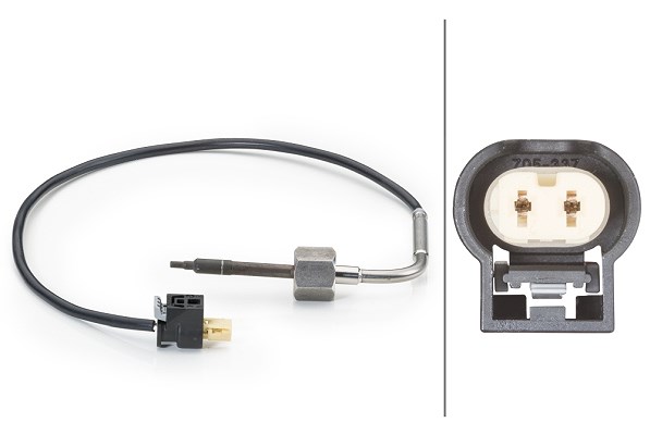 Hella Sensor, Abgastemperatur [Hersteller-Nr. 6PT014494-011] für Mercedes-Benz