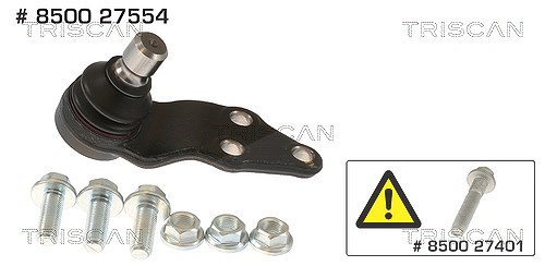 Triscan Trag-/Führungsgelenk [Hersteller-Nr. 850027554] für Volvo