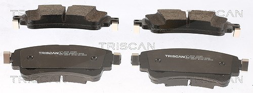 Triscan Bremsbeläge hinten (Satz) [Hersteller-Nr. 811029185] für Audi, VW