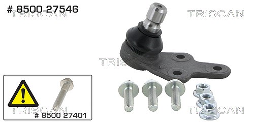 Triscan Trag-/Führungsgelenk [Hersteller-Nr. 850027546] für Volvo