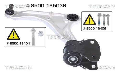 Triscan Lenker, Radaufhängung [Hersteller-Nr. 8500165036] für Ford