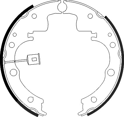 Hella Bremsbackensatz [Hersteller-Nr. 8DB355001-971] für Iveco