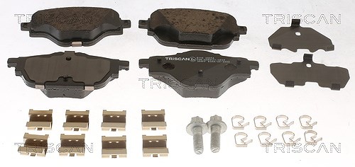 Triscan Bremsbeläge hinten (Satz) [Hersteller-Nr. 811028054] für Citroën, Peugeot, Vauxhall, Ds, Opel