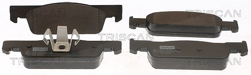 Triscan Bremsbeläge vorne (Satz) [Hersteller-Nr. 811025044] für Renault, Dacia, Smart