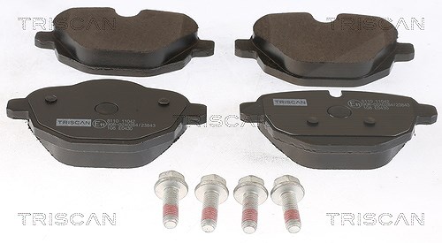 Triscan Bremsbelagsatz, Scheibenbremse [Hersteller-Nr. 811011042] für BMW