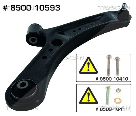 Triscan Lenker, Radaufhängung [Hersteller-Nr. 850010593] für Suzuki, Fiat