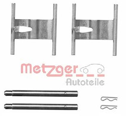 Metzger Autoteile Zubehörsatz, Scheibenbremsbelag [Hersteller-Nr. 109-1660] für Porsche, Audi, VW