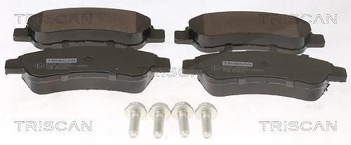 Triscan Bremsbelagsatz, Scheibenbremse [Hersteller-Nr. 811010563] für Fiat, Peugeot, Citroën
