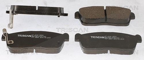 Triscan Bremsbelagsatz, Scheibenbremse [Hersteller-Nr. 811010552] für Suzuki, Nissan, Daihatsu, Subaru