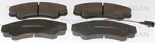 Triscan Bremsbelagsatz, Scheibenbremse [Hersteller-Nr. 811010532] für Fiat, Peugeot, Citroën
