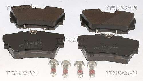 Triscan Bremsbeläge hinten (Satz) [Hersteller-Nr. 811010530] für Fiat, Vauxhall, Opel, Renault, Nissan