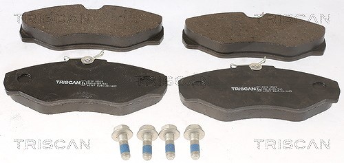 Triscan Bremsbelagsatz, Scheibenbremse [Hersteller-Nr. 811010529] für Opel, Renault, Vauxhall, Nissan
