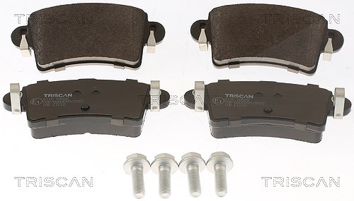 Triscan Bremsbelagsatz, Scheibenbremse [Hersteller-Nr. 811010528] für Opel, Renault, Vauxhall, Nissan