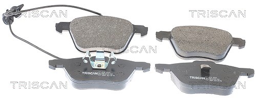 Triscan Bremsbeläge vorn (Satz) mit VWK [Hersteller-Nr. 811010525] für Seat, Ford, VW