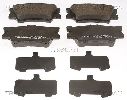 Triscan Bremsbelagsatz, Scheibenbremse [Hersteller-Nr. 811013069] für Lexus, Toyota