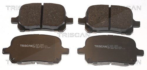 Triscan Bremsbelagsatz, Scheibenbremse [Hersteller-Nr. 811013022] für Toyota, Lexus