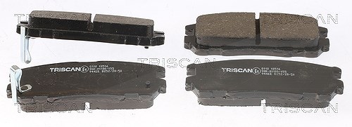 Triscan Bremsbelagsatz, Scheibenbremse [Hersteller-Nr. 811010516] für Vauxhall, Isuzu, Opel