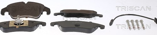 Triscan Bremsbelagsatz mit VWK Vorderachse [Hersteller-Nr. 811029080] für Audi, Ford