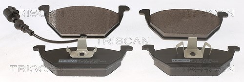Triscan Bremsbeläge vorn (Satz) mit VWK [Hersteller-Nr. 811029039] für Audi, VW, Seat, Skoda