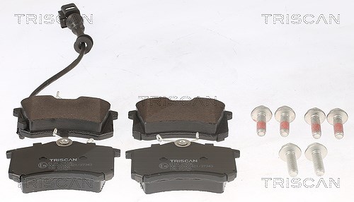 Triscan Bremsbelagsatz, Scheibenbremse [Hersteller-Nr. 811029036] für Skoda, VW, Seat