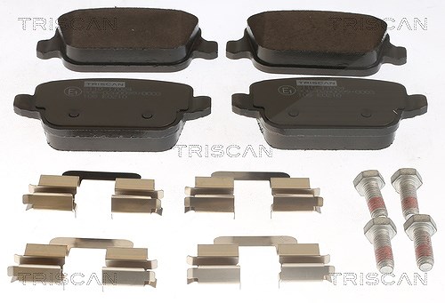 Triscan Bremsbeläge hinten (Satz) [Hersteller-Nr. 811017024] für Ford, Land Rover, Volvo