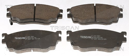 Triscan Bremsbelagsatz, Scheibenbremse [Hersteller-Nr. 811050011] für Mazda