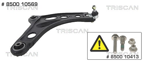 Triscan Lenker, Radaufhängung [Hersteller-Nr. 850010569] für Nissan, Renault, Opel, Vauxhall