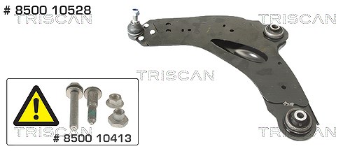 Triscan Lenker, Radaufhängung [Hersteller-Nr. 850010528] für Vauxhall, Renault, Nissan, Opel