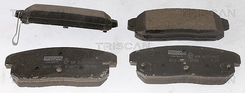 Triscan Bremsbelagsatz, Scheibenbremse [Hersteller-Nr. 811010551] für Mazda, Suzuki